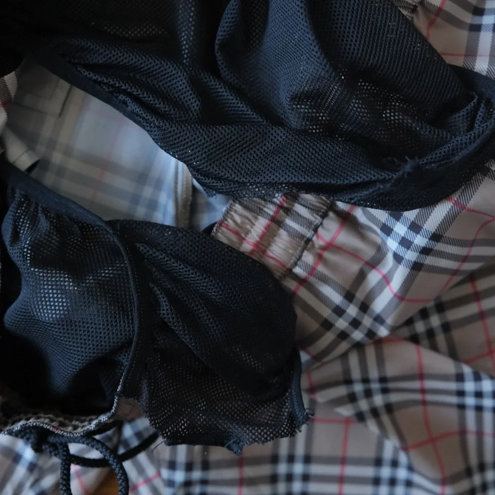 Burberry Swim Shorts Mens Tan Vintage Check Designer Large Trunks